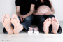 Pregnancy couple feet