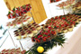 Wedding menu dessert